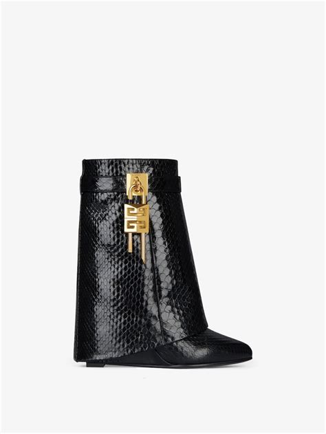 givenchy python|Givenchy shark lock boots review.